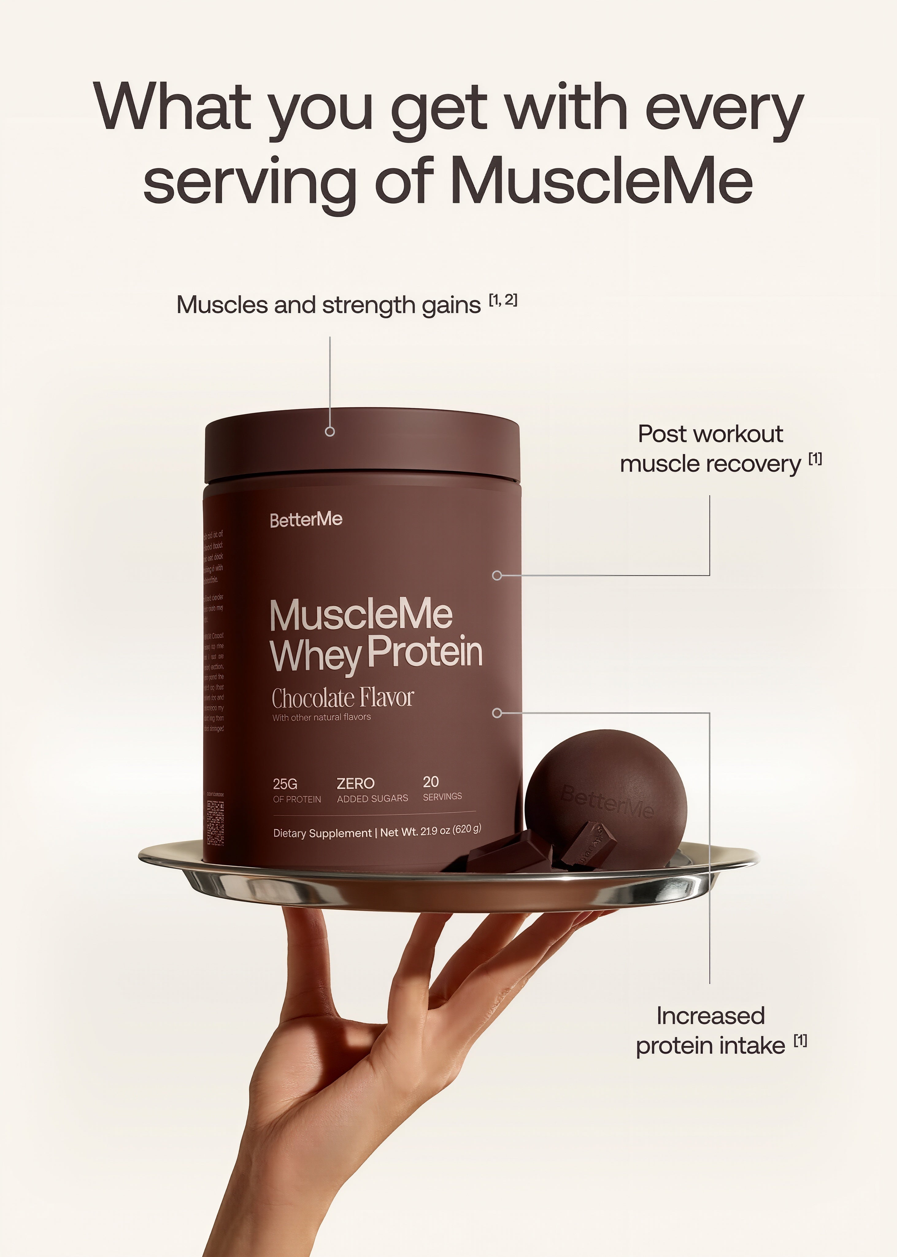 MuscleMe Plant Protein for Muscle & Recovery