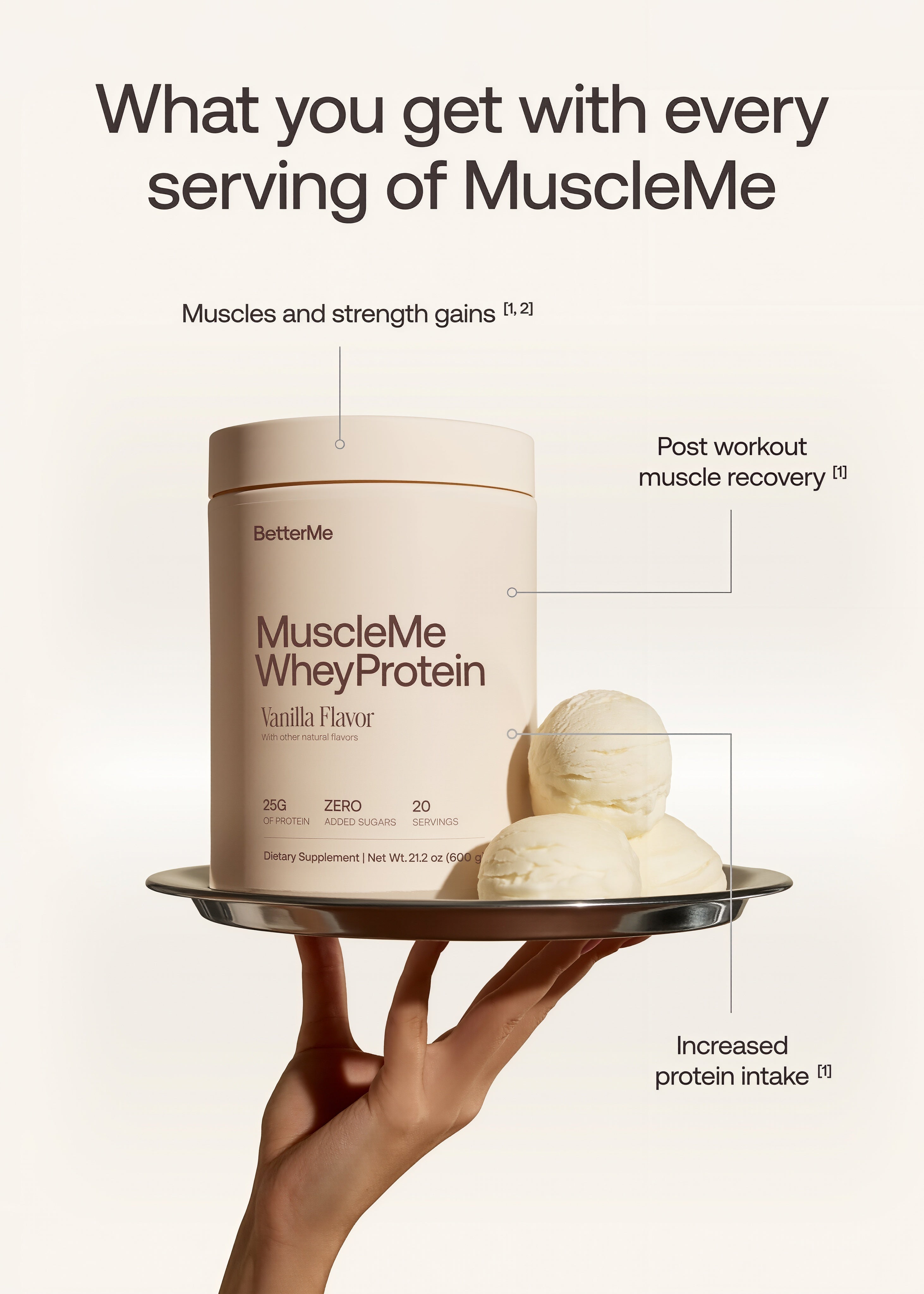 MuscleMe Plant Protein for Muscle & Recovery